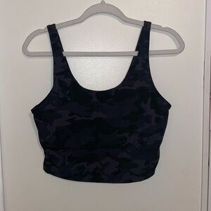Black Camo Sports Bra | L